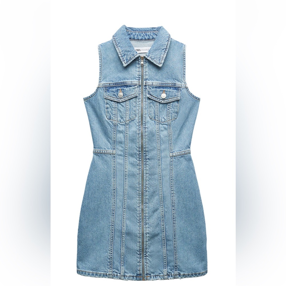 Zara Denim TRF Mini Dress